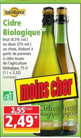 cidre biologique val de rance