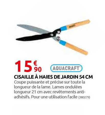 Cisaille à Haies De Jardin 54 Cm Aquacraft