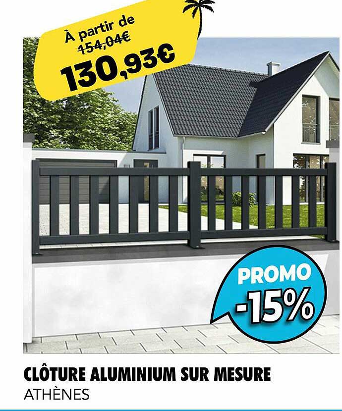 Clôture Aluminium Sur Mesure Athènes