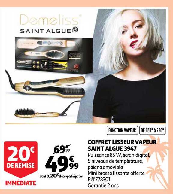 coffret lisseur vapeur saint algue 3947
