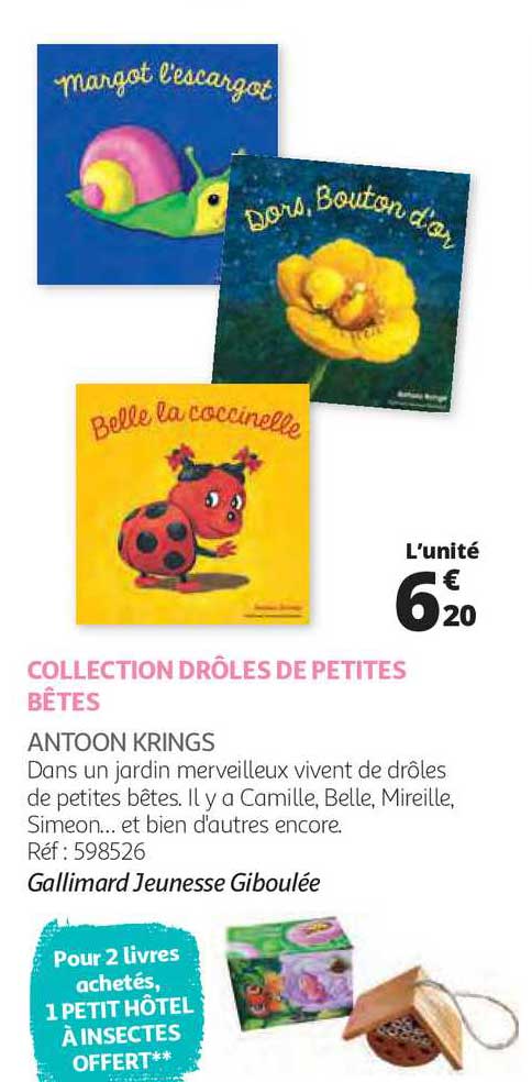 collection drôles de petites bêtes - antoon krings