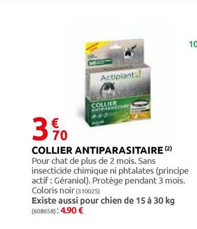 collier antiparasitaire