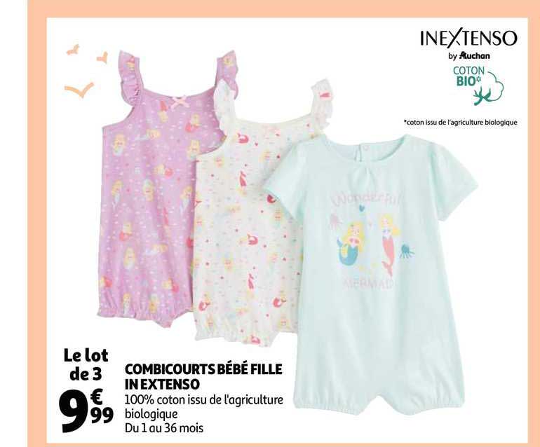 combicourts bébé fille in extenso