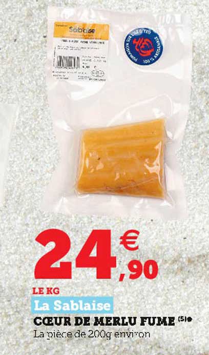 cœur de merlu fumé la sablaise