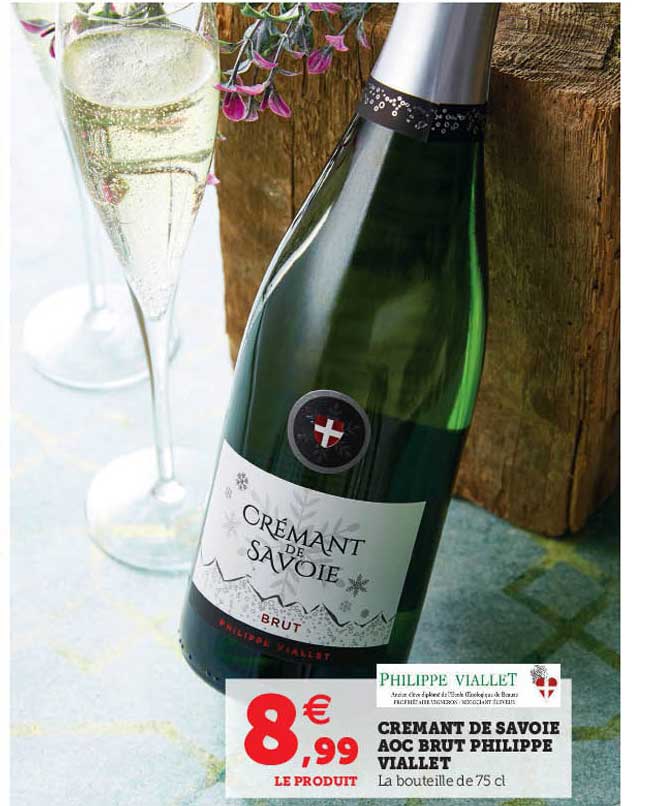 crémant de savoie aoc brut philippe viallet