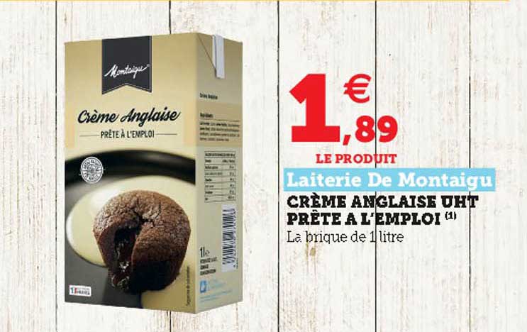 crème anglaise uht prête à l'emploi laiterie de montaigu