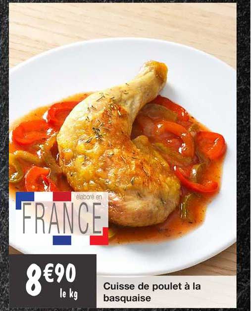 Cuisse De Poulet à La Basquaise