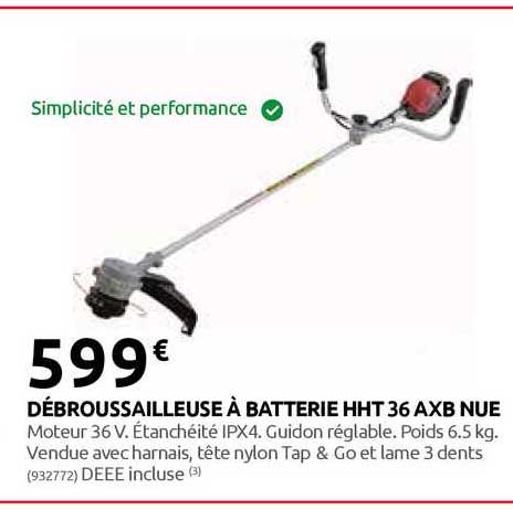 Débroussailleuse à Batterie Hht 36 Axb Nue