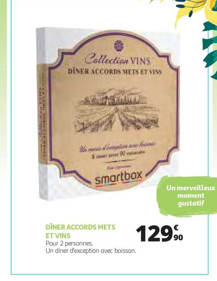 dîner accords mets et vins