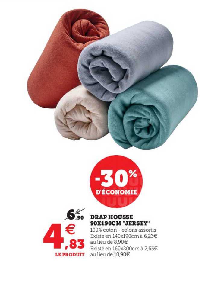 Drap Housse 90 X 190 Cm "jersey"