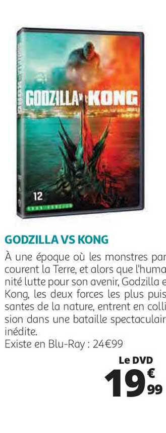 dvd godzilla vs kong