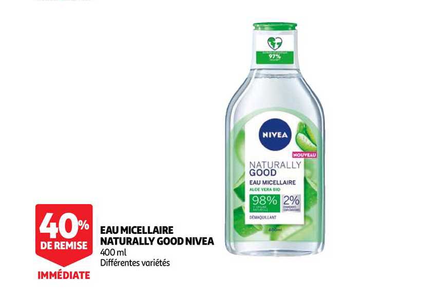eau micellaire naturally good nivea