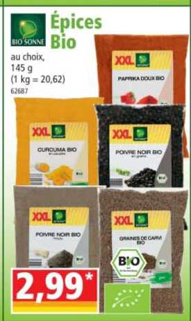 épices bio bio sonne
