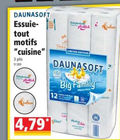 essuie-tout motifs "cuisine" daunasoft
