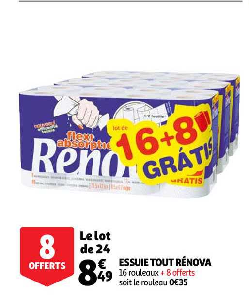 essuie tout rénova