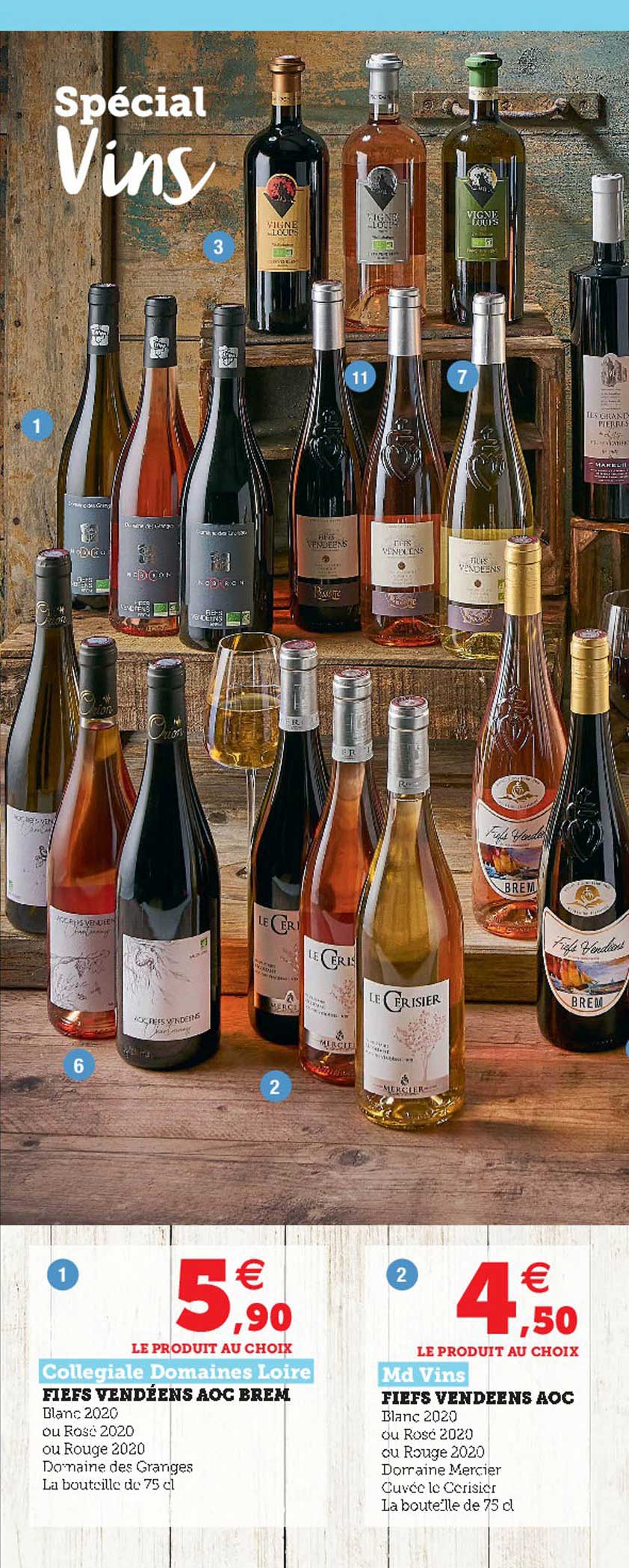 fiefs vendéens collégiale domaines loire, fiefs vendéens aoc md vins