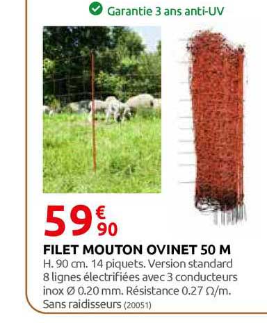 filet mouton ovinet 50 m