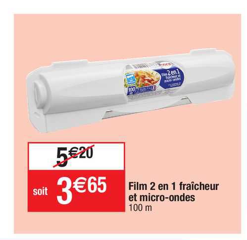 film 2 en 1 fraîcheur et micro-ondes