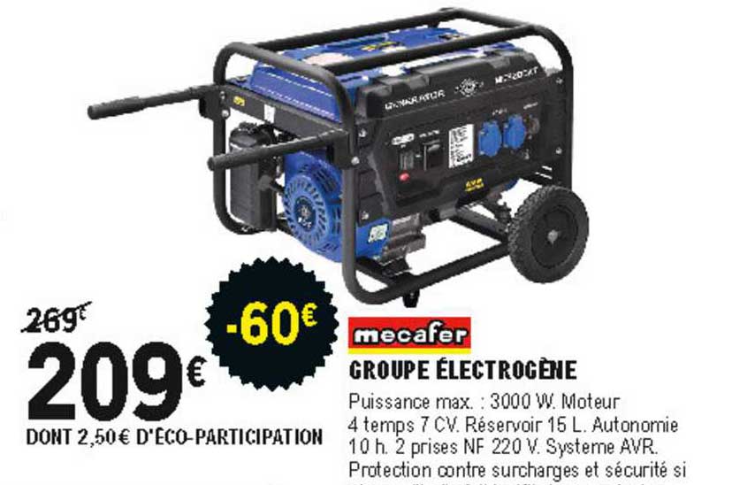 groupe électrogène mecafer