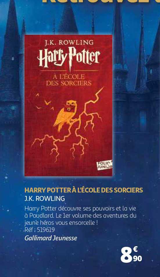 harry potter à l'école des sorciers j.k rowling