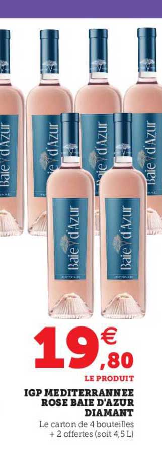 igp méditerranée rose baie d'azur diamant