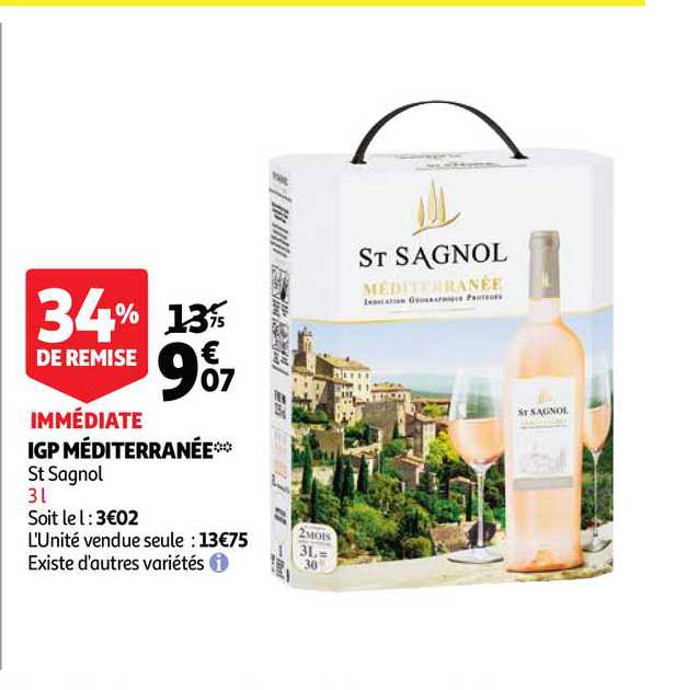 Igp Méditerranée St Sagnol