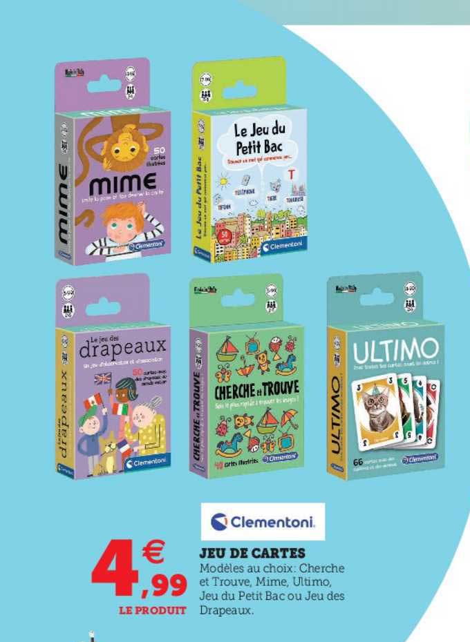 Jeu De Cartes Clementoni