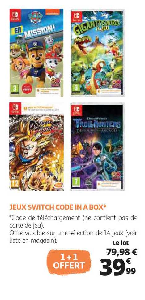 Jeux Switch Code In A Box