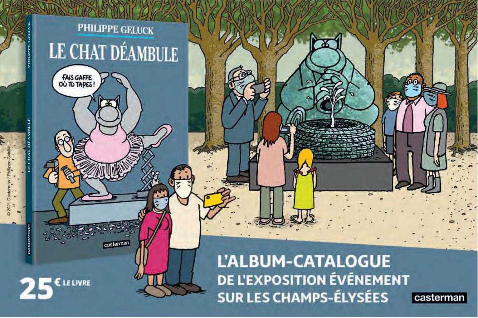 l'album-catalogue de l'exposition évènement sur les champs-élysées