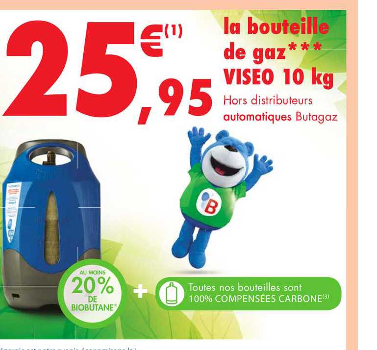 La Bouteille De  Gaz Viseo 10 Kg