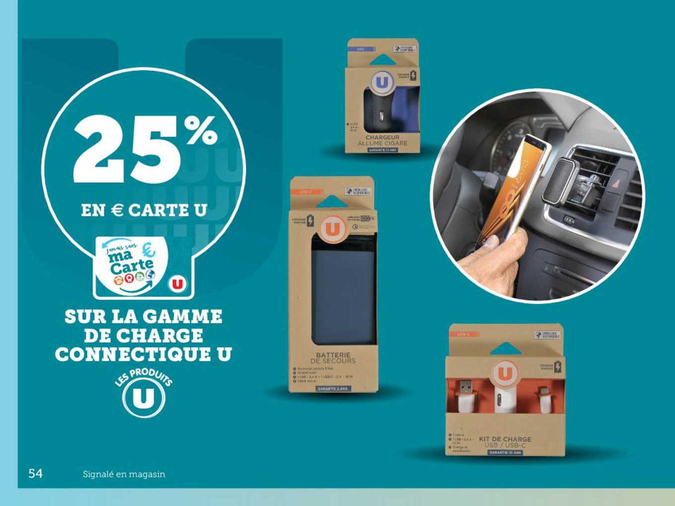 la gamme de charge connectique u