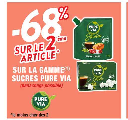 la gamme sucres pure via