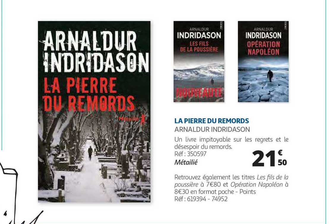 la pierre du remords - arnaldur indridason