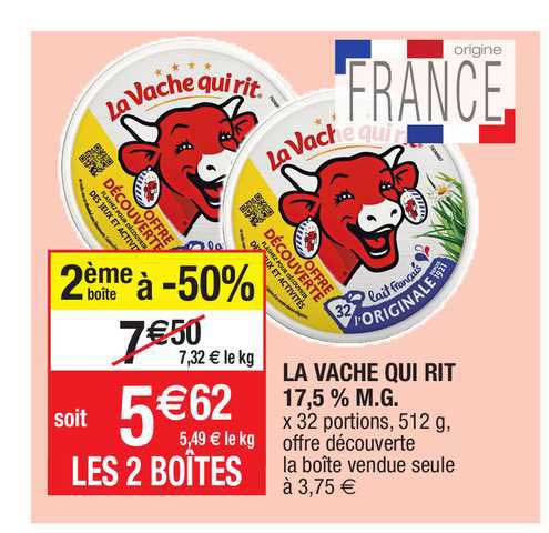 la vache qui rit 17,5% m.g.