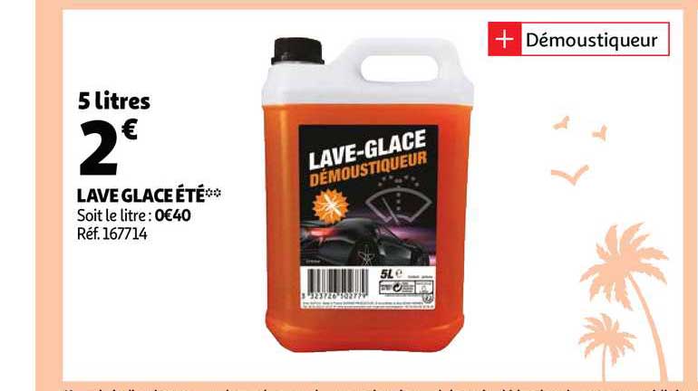 lave glace été