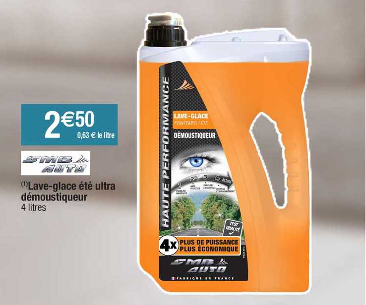 lave-glace été ultra démoustiqueur