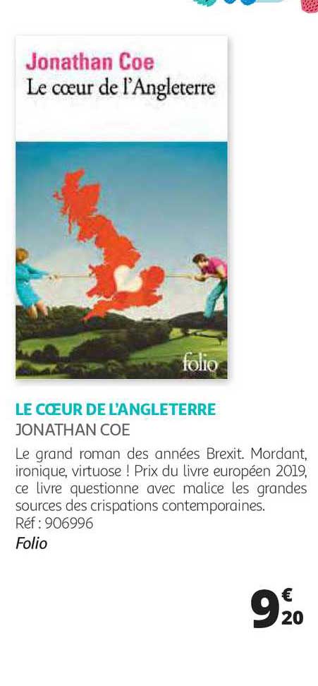 le coeur de l'angleterre - jonathan coe
