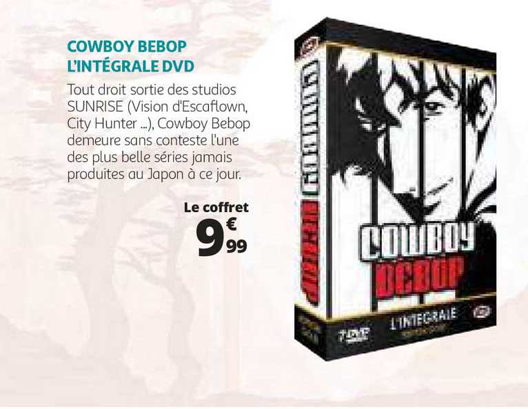 Le Coffret Cowboy Bebop L'intégrale Dvd