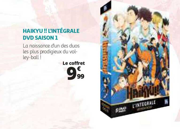 le coffret haikyu!! l'intégrale dvd saison 1