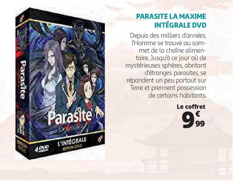 le coffret parasite la maxime intégrale dvd
