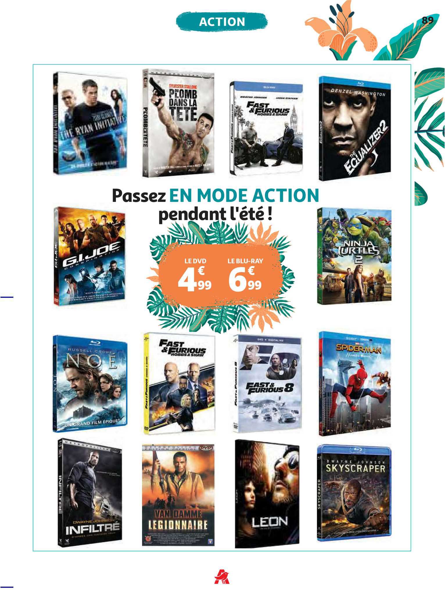 le dvd, le blue-ray action