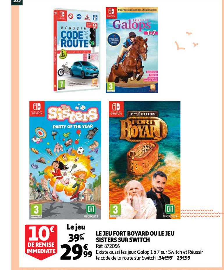 Le Jeu Fort Boyard Ou Le Jeu Sisters Sur Switch