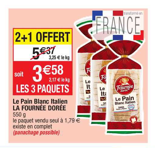 le pain blanc italien la fournée dorée