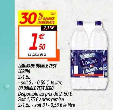 limonade double zest lorina