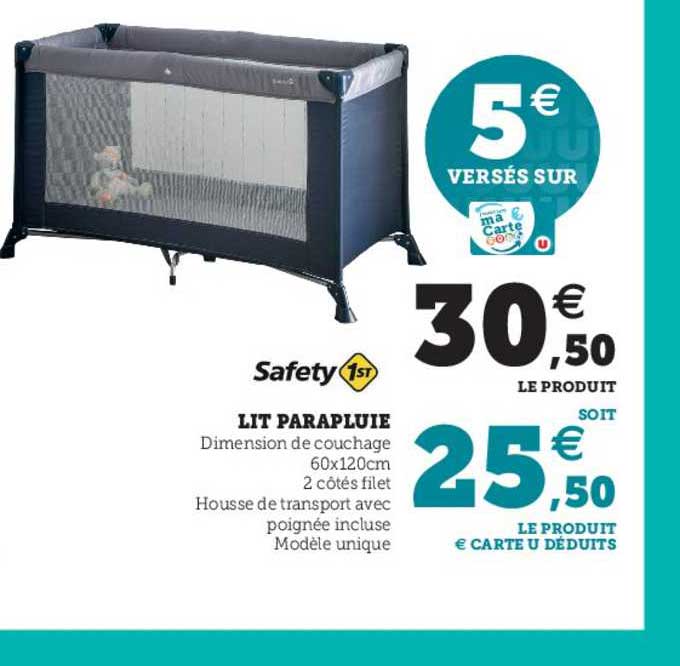 lit parapluie safety 1st