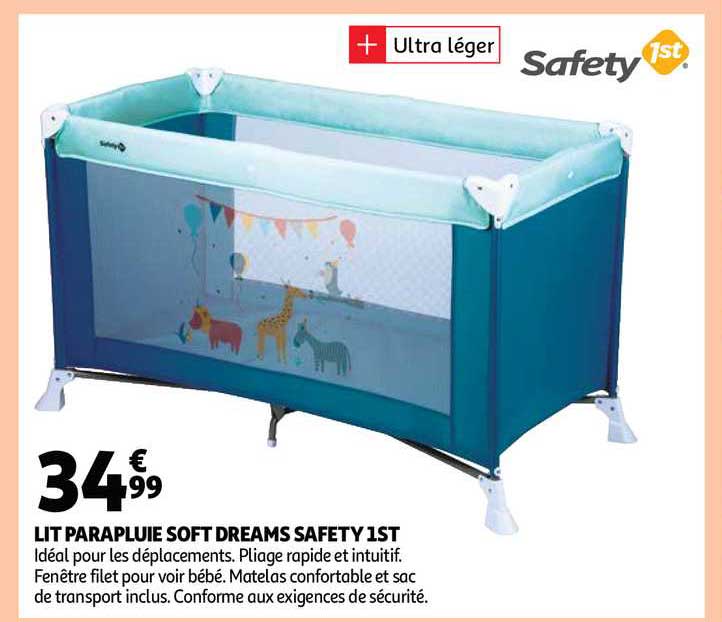 lit parapluie soft dreams safety 1st