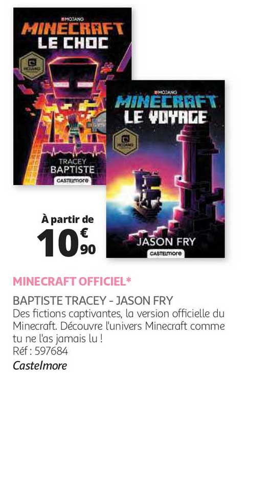minecraft officiel - baptiste tracey - jason fry