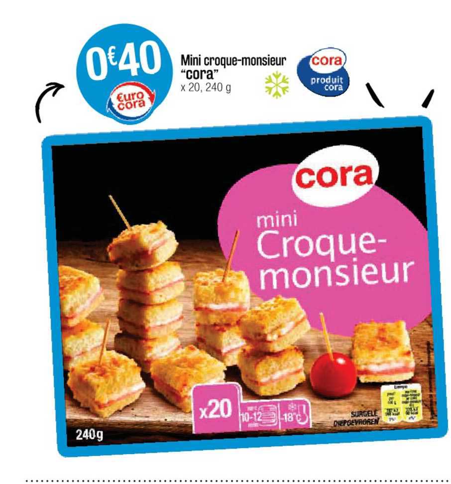 mini croque-monsieur "cora"