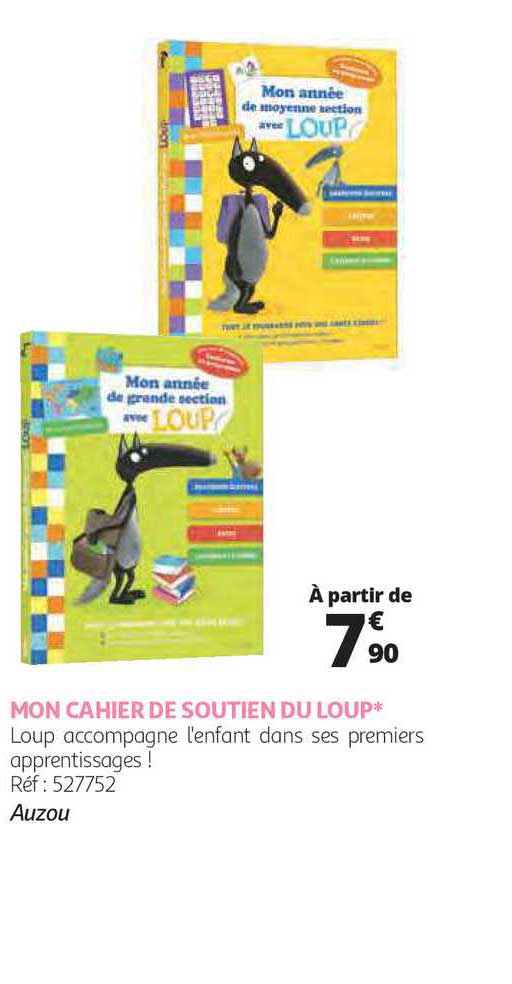 Mon Cahier De Soutien Du Loup