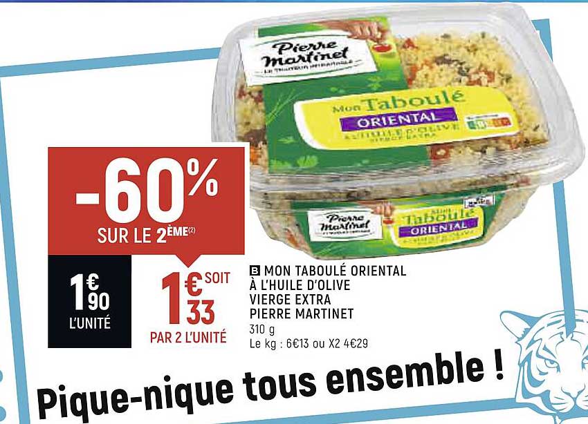 mon taboulé oriental à l'huile d'olive vierge extra pierre martinet